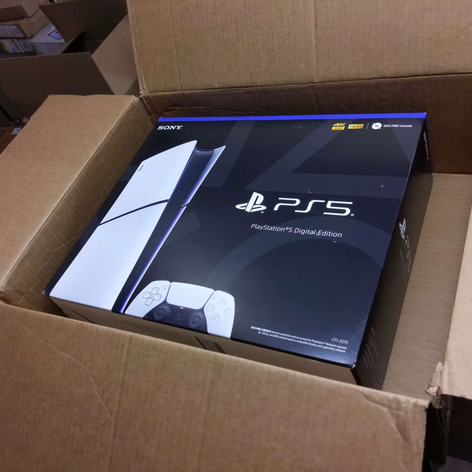 Gaming Console Latest - Sony PS5 Digitales Gaming-System, Slim-Konsole mit