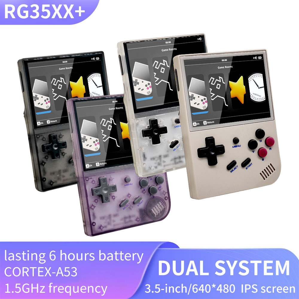 Gaming Console Under 5000 - Anbernic RG35XX + H700 Retro-Handheld-Spielkonsole 3,5''