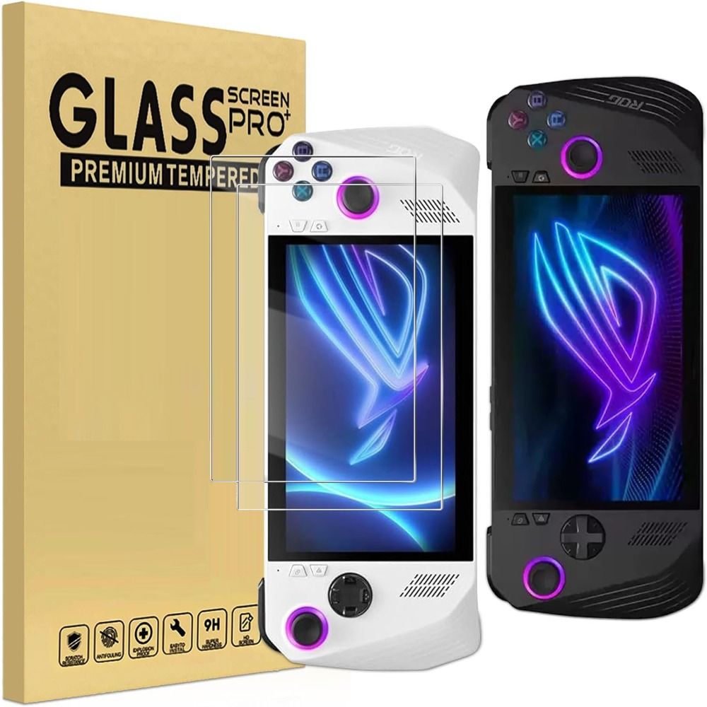 Gaming Console Rog Ally - 3-teiliges Zubehör-Set: 7-Zoll Gebogener Bildschirmschutz für