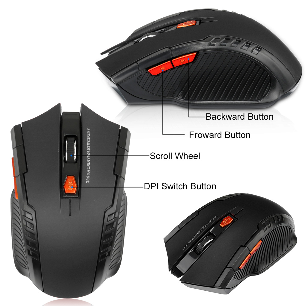 2,4G Drahtlose Maus 1600DPI Op – Gaming Console Buttons Bewertung und Preis