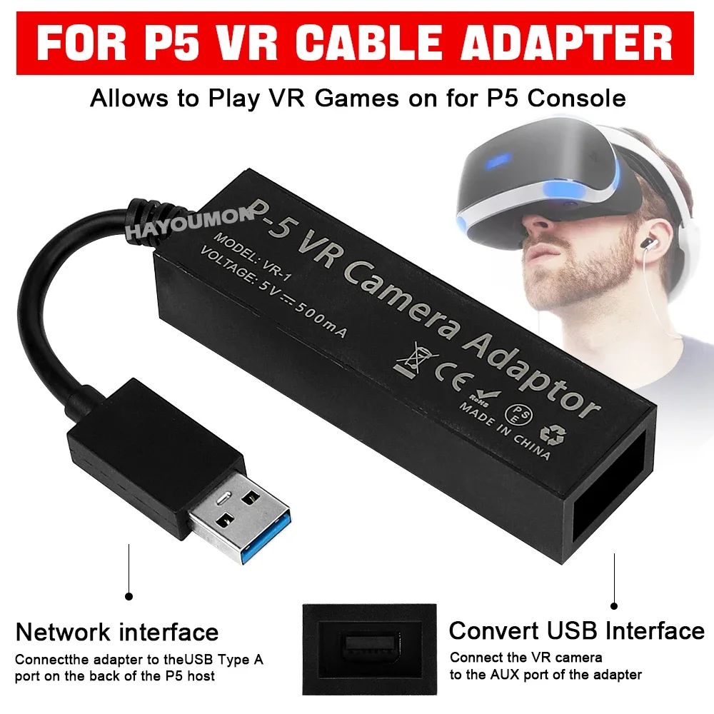 Für PS5 VR-Kabeladapter für PS – Gaming Console Buttons Bewertung und Preis
