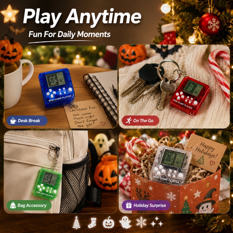 Tragbare Mini-Tetris-Spieleinh – Gaming Console Keychain Bewertung und Preis