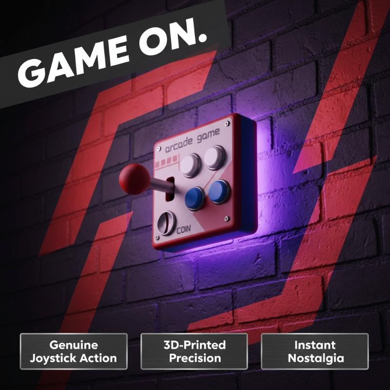 Retro Arcade-Spielknopf-Schalt – Gaming Console Buttons Bewertung und Preis
